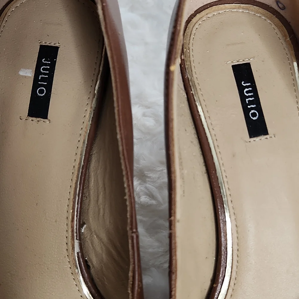 Julio Leather Pump Heel shoe. - Picture 12 of 12
